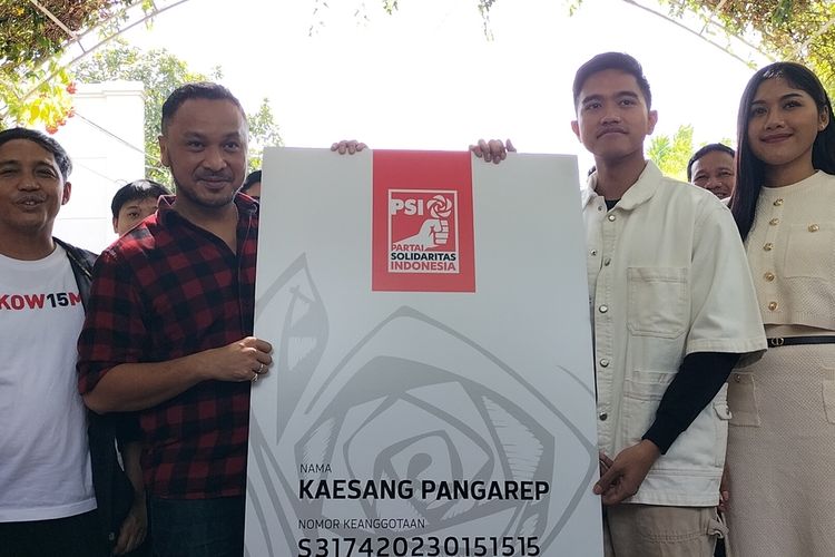 Kaesang Resmi Gabung PSI, Hadapi Pilkada 2024