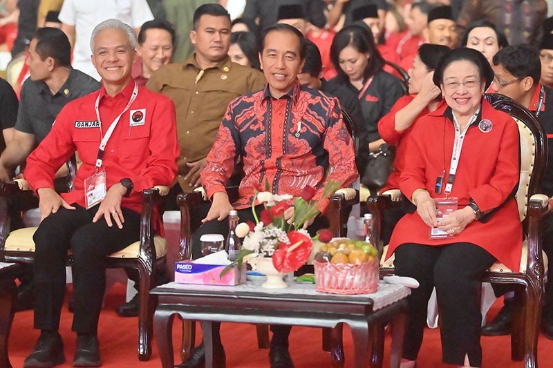 Jokowi Bisiki Ganjar Kedaulatan Pangan Harus no-1