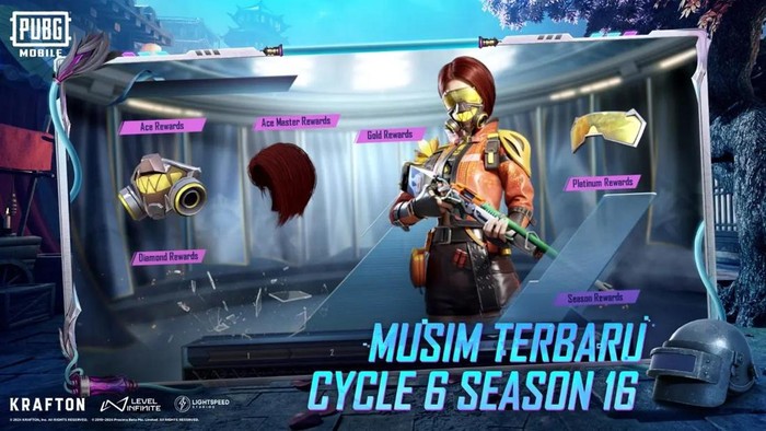 Skin PUBG Mobile Gratis dari Push Rank Season C6S16