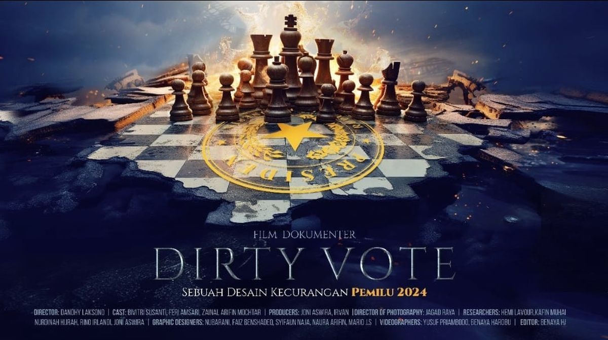 Heboh Film Dirty Vote Ungkap Desain Kecurangan Pemilu 2024