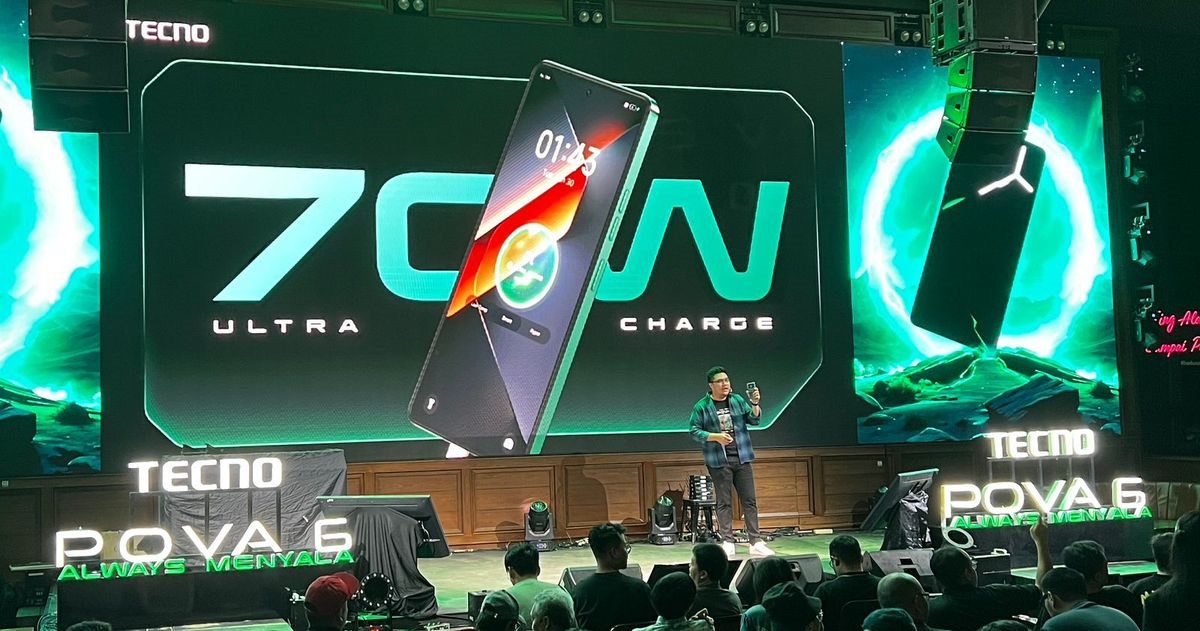 Tecno Pova 6 HP Gaming Tipis Lengkap dengan Baterai Canggih