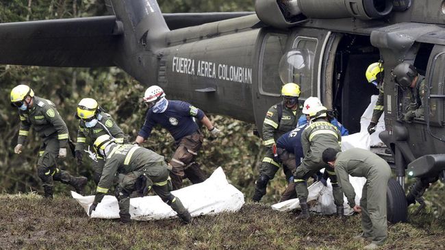 Helikopter Militer Kolombia Jatuh di Venezuela, Korban 8 Tentara Tewas