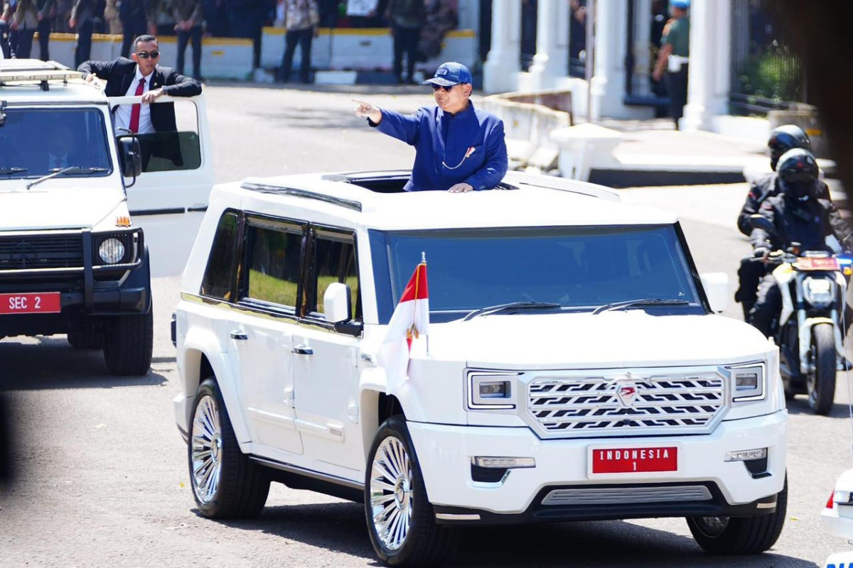 Mobil MV3 Garuda Limousine Kendaraan Resmi Prabowo RI-1