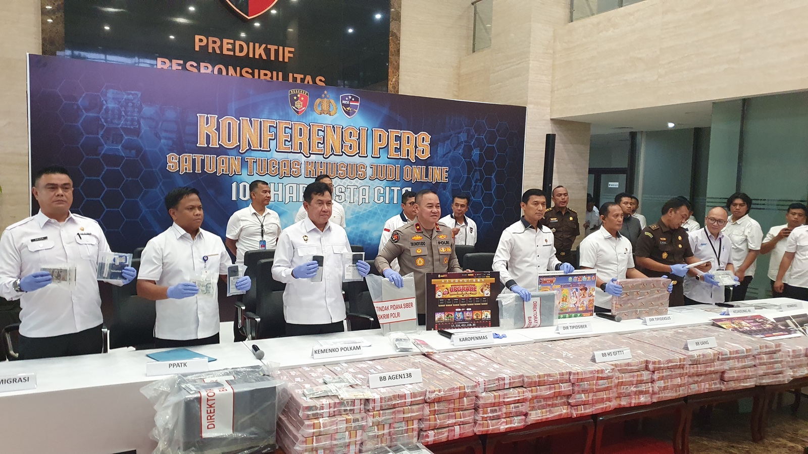 Polri Bongkar 3 Situs Judol, Sita Uang Rp 61 Miliar