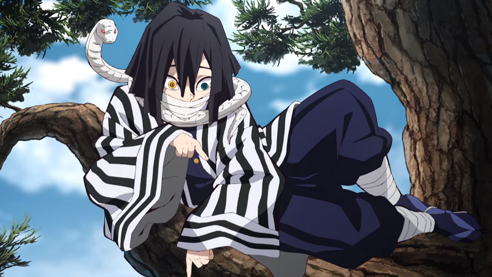 Karakter Asli Obanai Iguro di Demon Slayer: Infinity Castle 2025