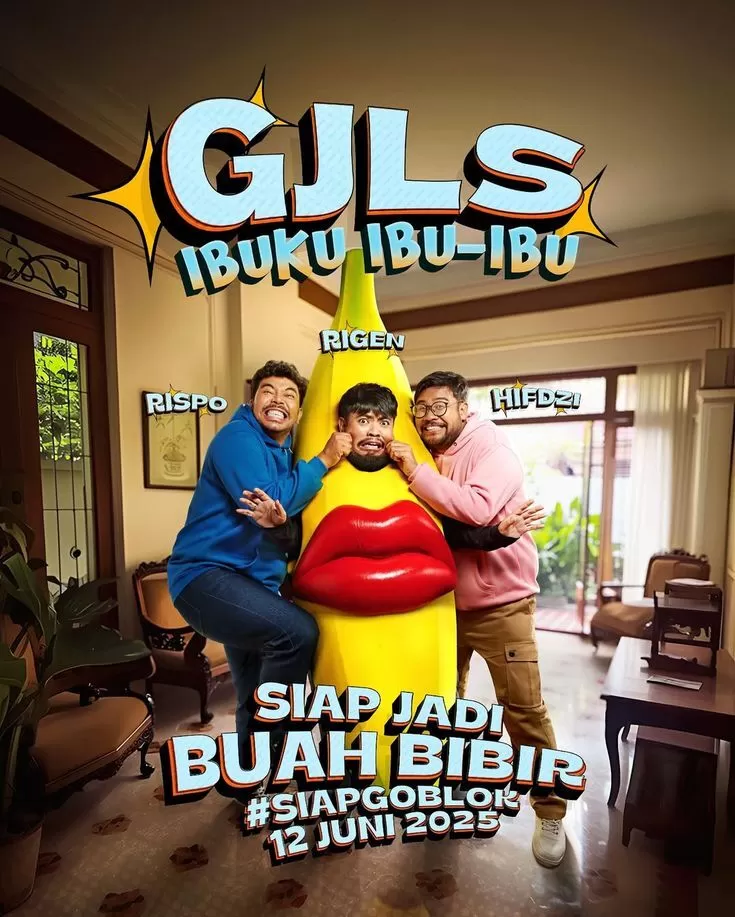 Film GJLS: Ibuku Ibu-Ibu Resmi Tayang 12 Juni ada Rigen dan Luna Maya