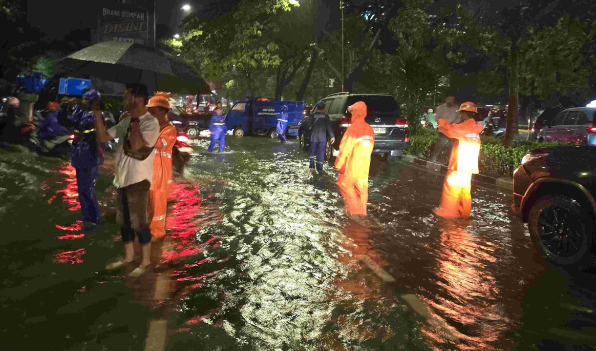 Banjir Jakarta Meluas ada 67 RT Terendam