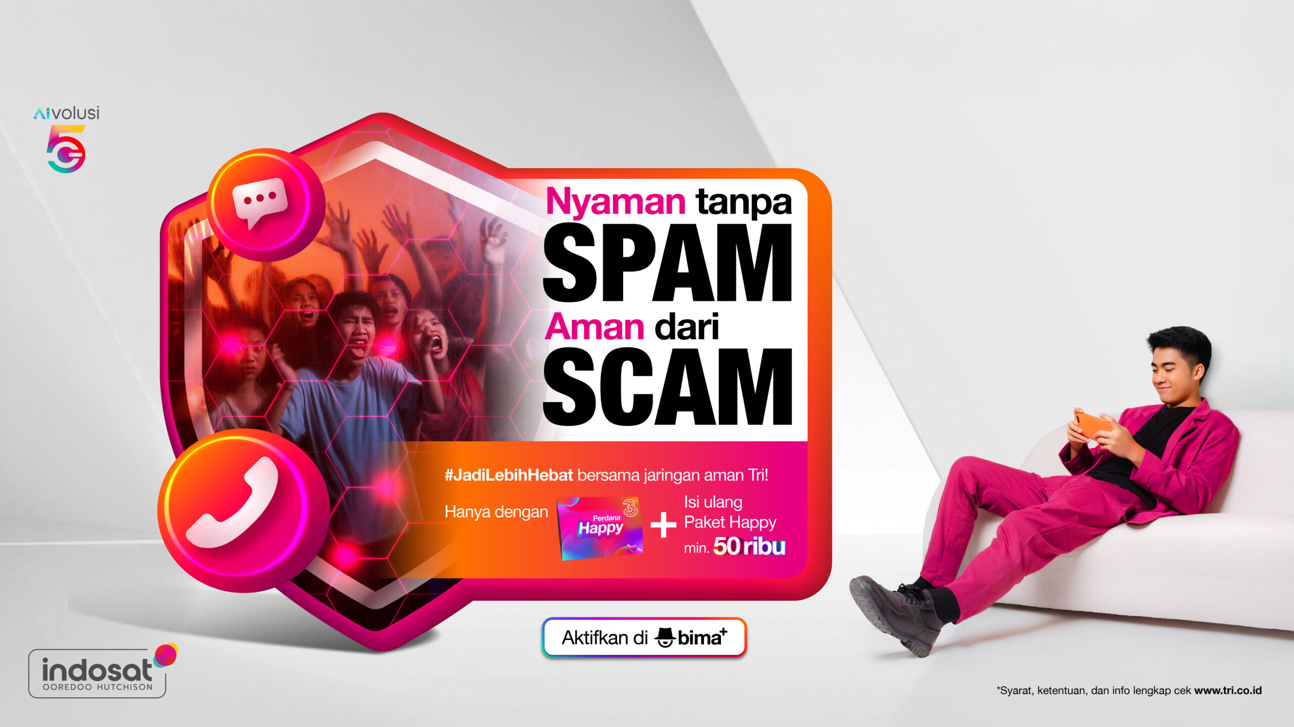 Heboh Fitur 3-Tri AI Anti Scam Wujud Peduli Provider