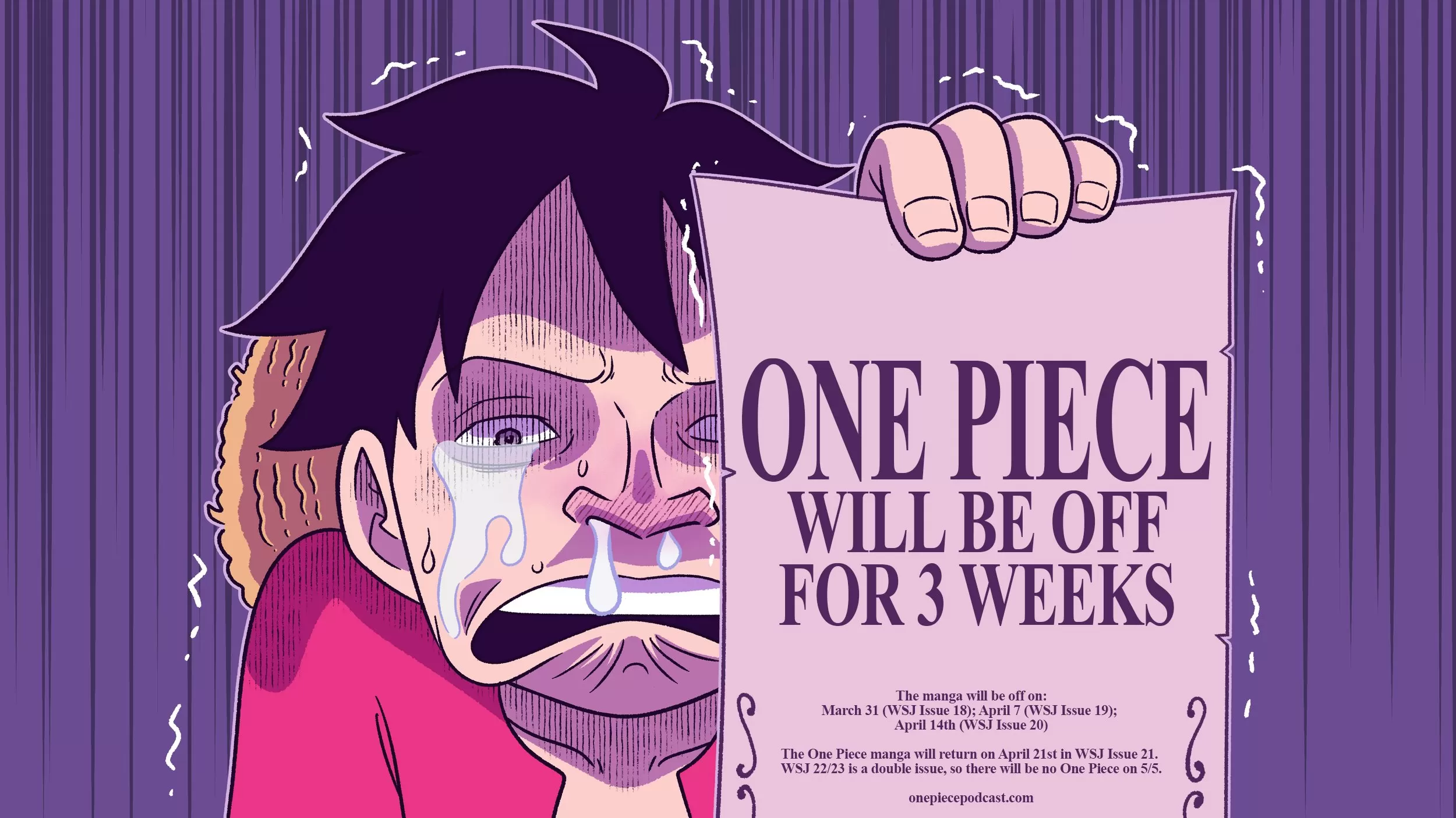 Manga One Piece Resmi Libur 1 minggu karena Festival Obon