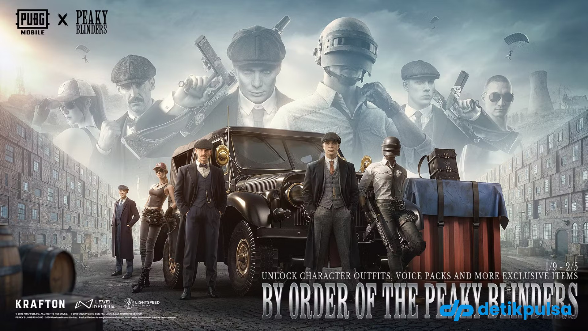 Peaky Blinders Digandeng PUBG Mobile Resmi Januari 2026