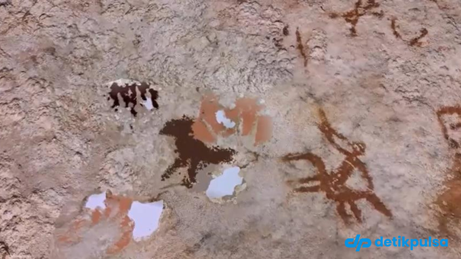 Lukisan Tangan Kuno Tertua Berusia 67 Ribu Tahun ada di Sulawesi