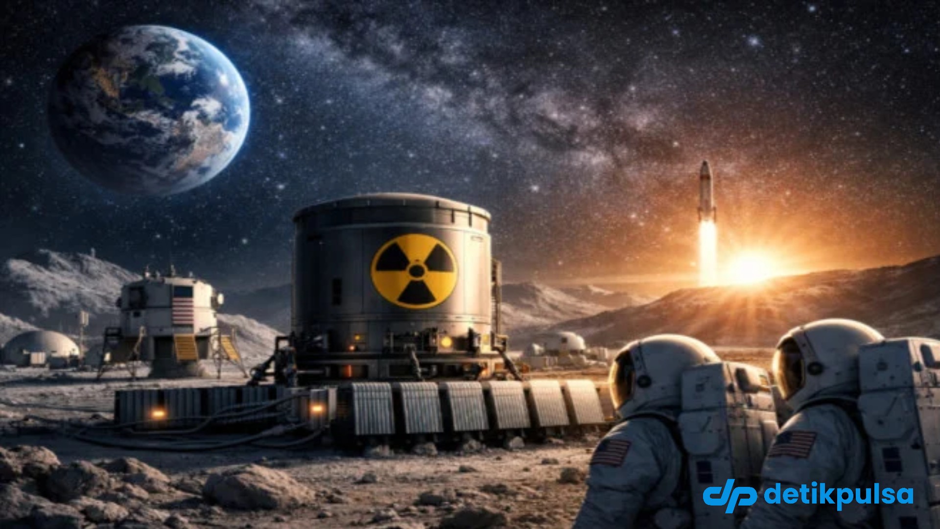 NASA Segera Bangun Reaktor Nuklir di Bulan Sebelum 2030