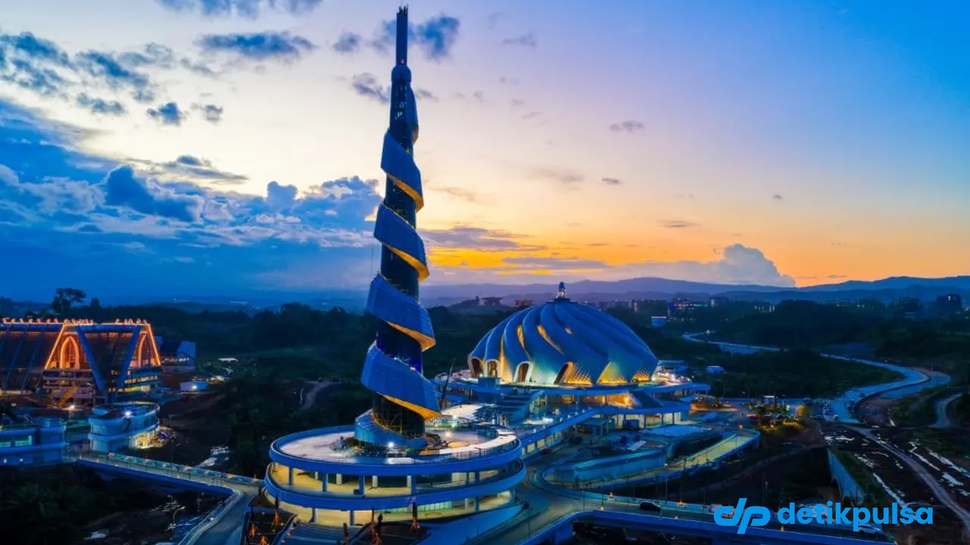 Jamaah Penuhi Masjid Negara IKN di Hari Pertama Tarawih Ramadan 2026