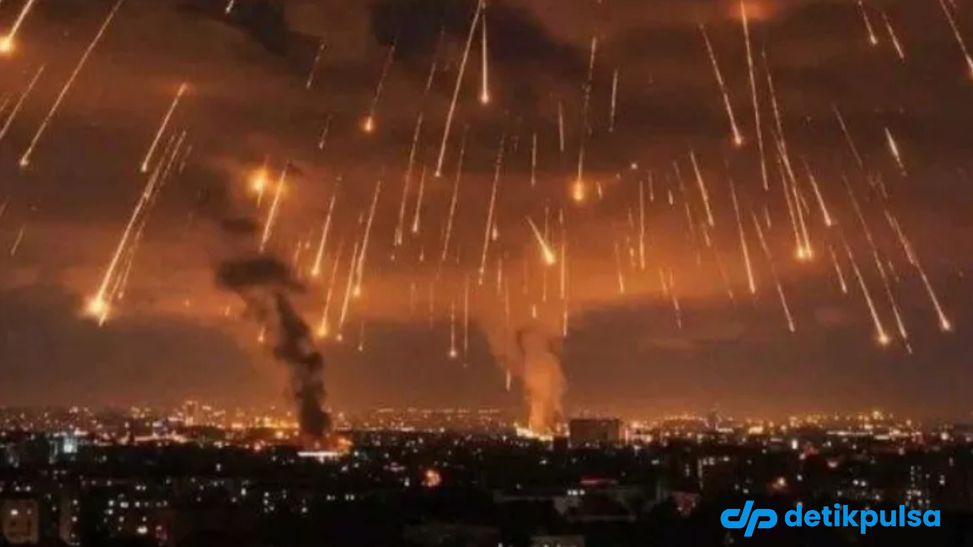 40 Rudal Milik Iran Serang AS-Israel